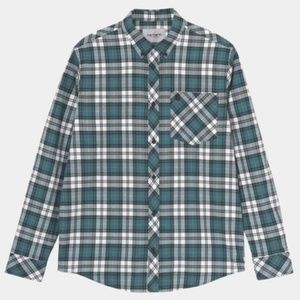 NWT - Carhartt - Irvin Check Shirt - Hydro - L